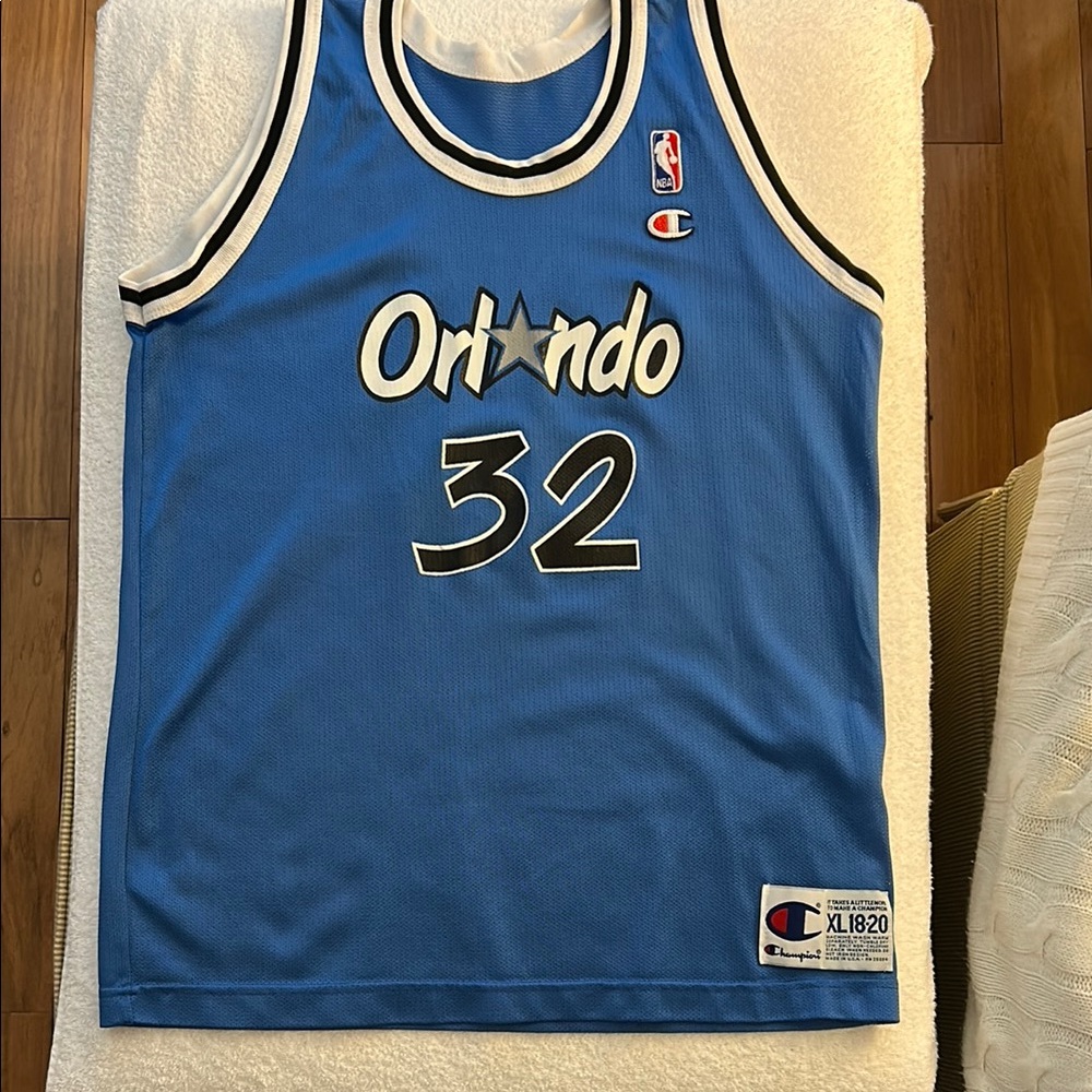 Champion Blue Orlando Magic Jersey with Number 32